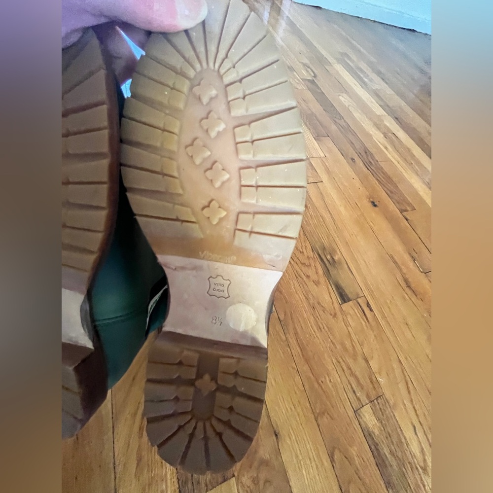 Lucchese Women’s Military Green Rain All-Weather Garden Boots Sz 8 women’s - Picture 7 of 7